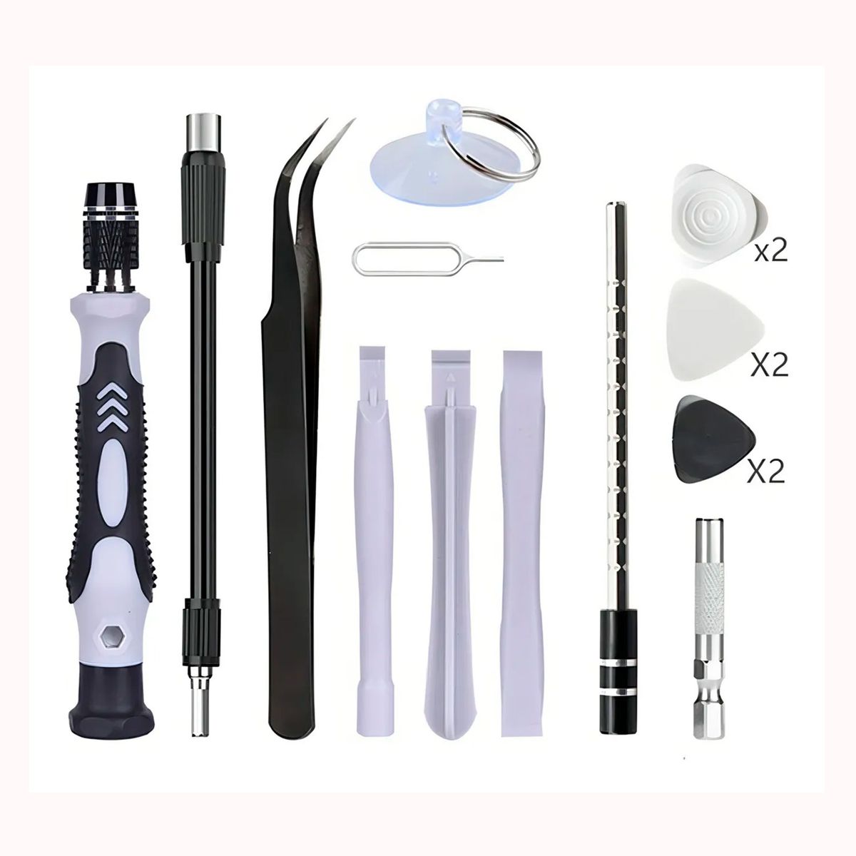 GENERICO - Juego de destornilladores de precisión magneticos Set 115 En 1