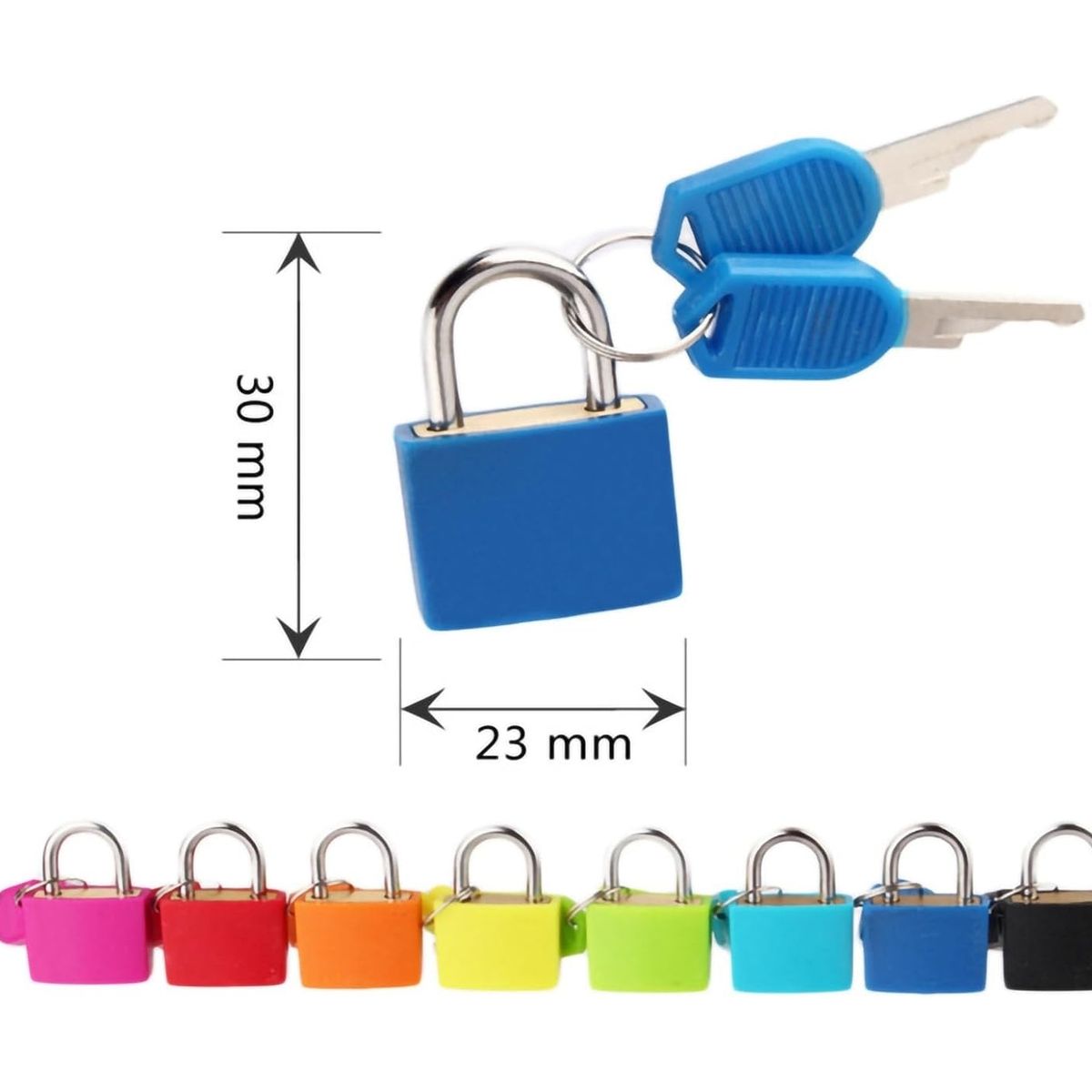 KINDA NICE - Candados Pequeños Multiusos Para Maletas 8 Unidades