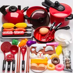KINDA NICE - 51piezas Juego De Juguetes De Cocina Para Niños Pequeños