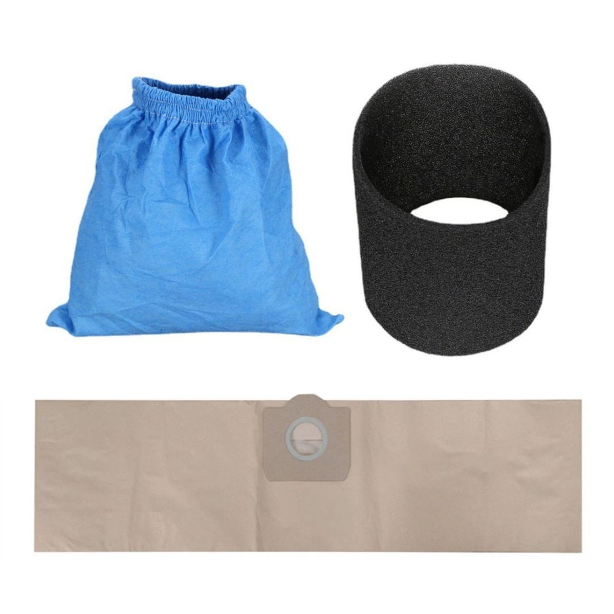 KUANGYE - Set Filtro + Bolsa Polvo Aspiradora Tambor Para Einhell