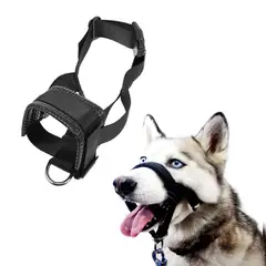 GENERICO - Collar Bozal Ajustable Para Perros Prevenir Las Mordeduras