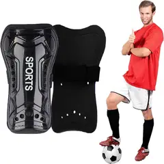 GENERICO - 1 Par Espinilleras De Fútbol Para Adultos Para Correr Fitness