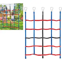 GENERICO - 185x148cm Red De Escalada Para Niños Al Aire Regalos De Navidad