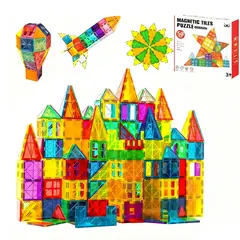 GENERICO - 50 Piezas Juego Bloques Magnéticos 3D Creativos Para Niños