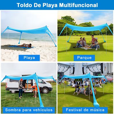 Imagen 2 del producto Carpa Toldo De Playa Lona Sombrilla Protector Tienda Campaña