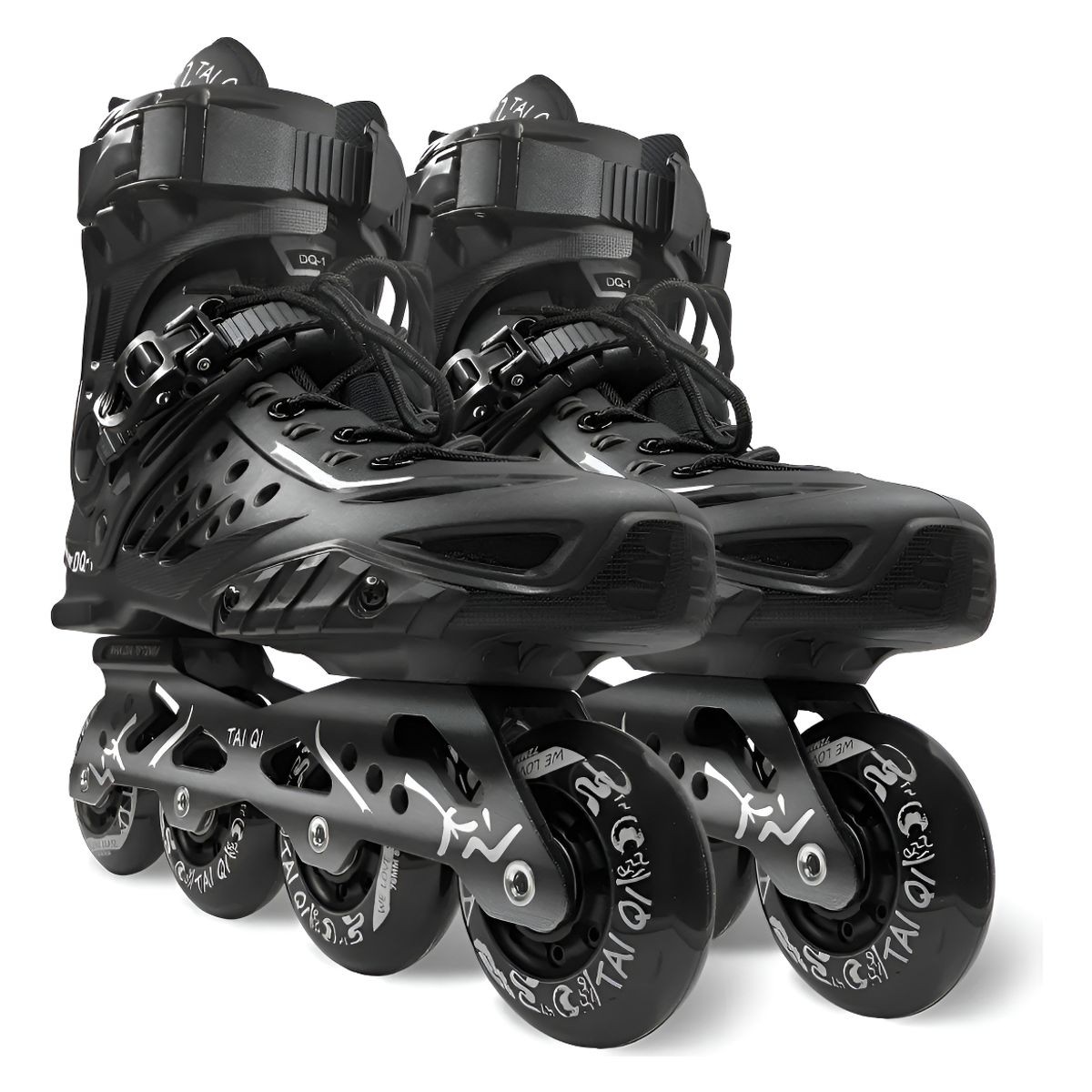 EASY FIT - Patines En Linea Ajustables Roller Profesionales Negro