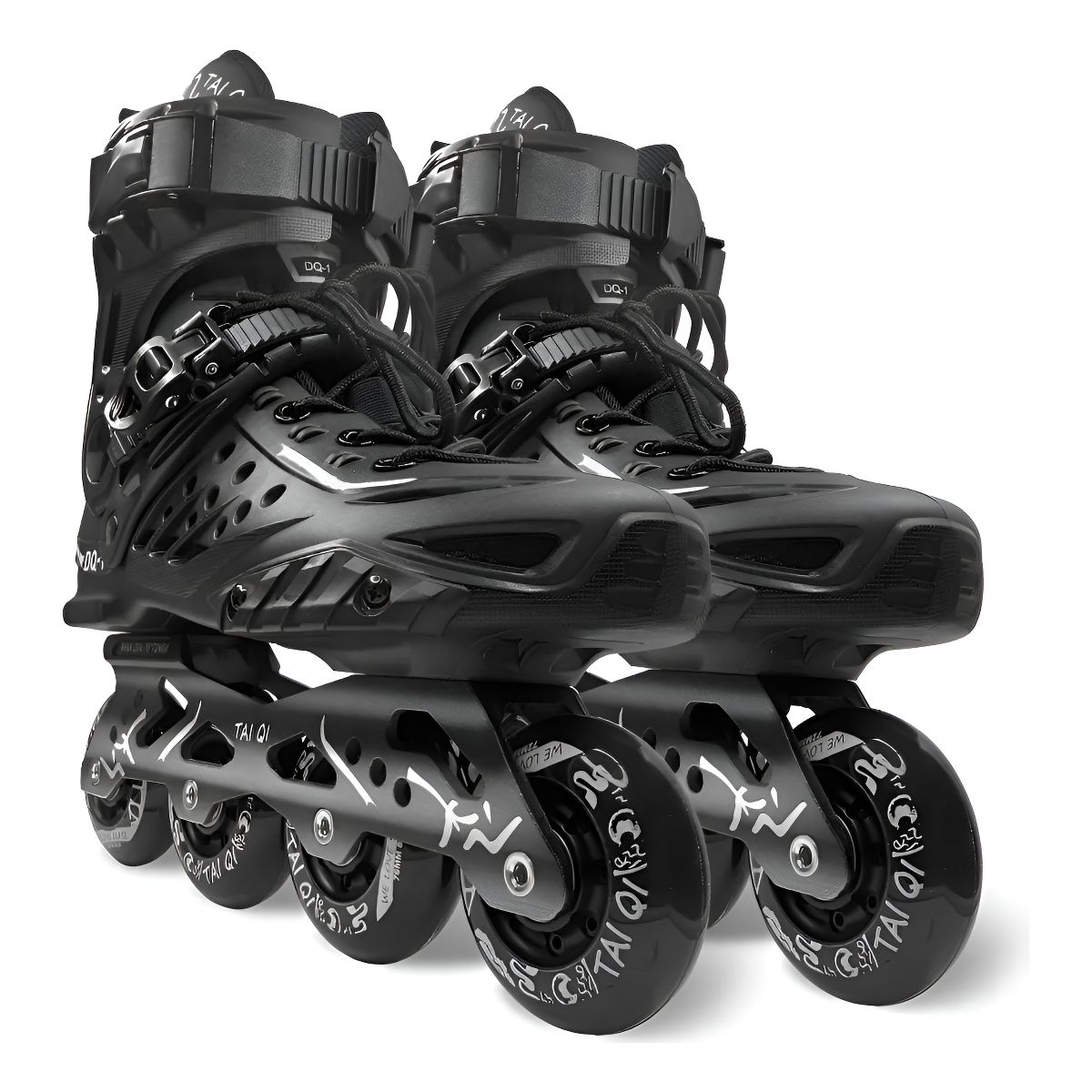 EASY FIT - Patines En Linea Ajustables Roller Profesionales Negro