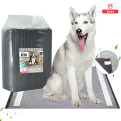KOBA - 30 Pañales Para Perro Sabanillas Entrenamiento De Carbón Talla XL 60x90cm