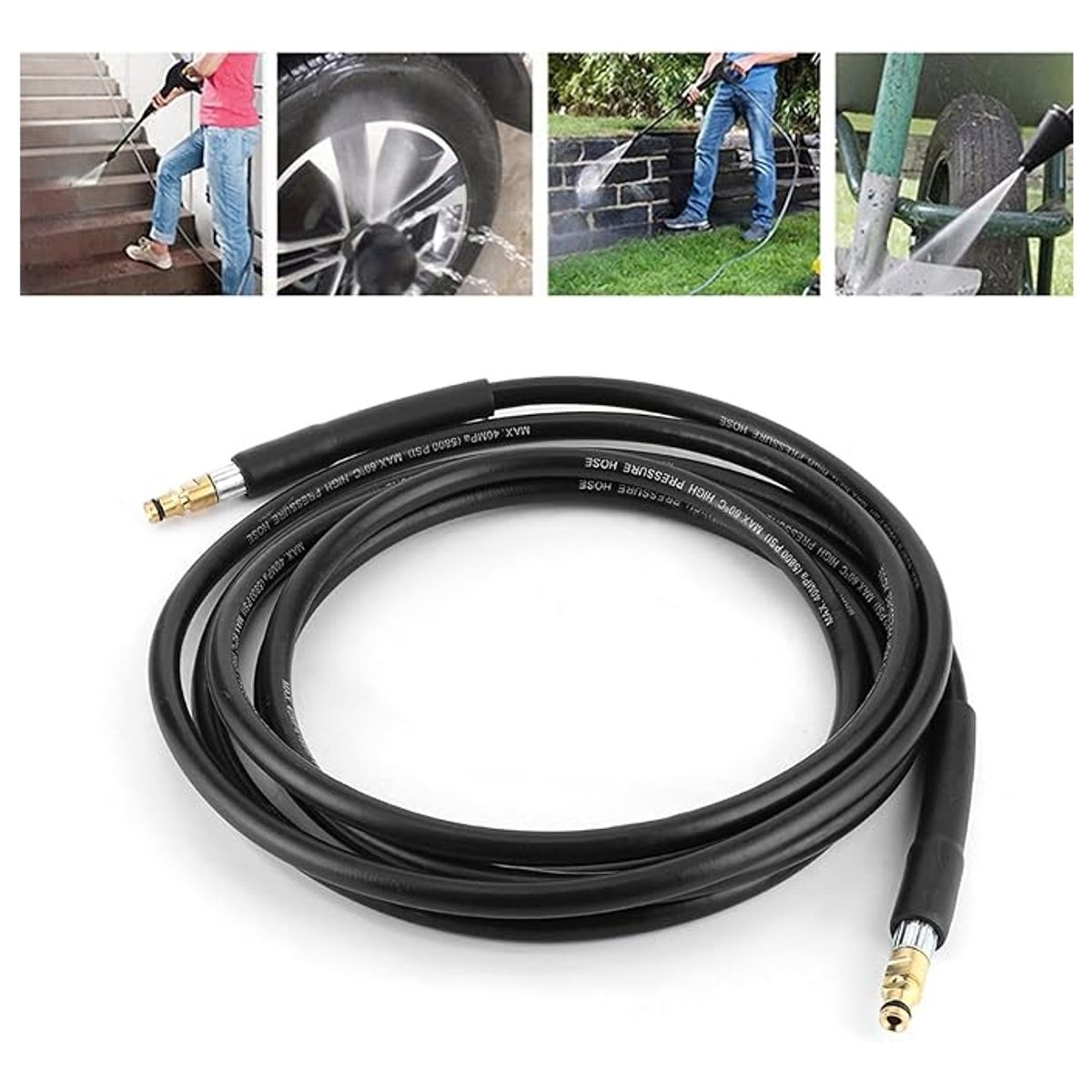 KINDA NICE - Manguera 6m Lavado Alta Presión Para Reemplazo Karcher K2-k7