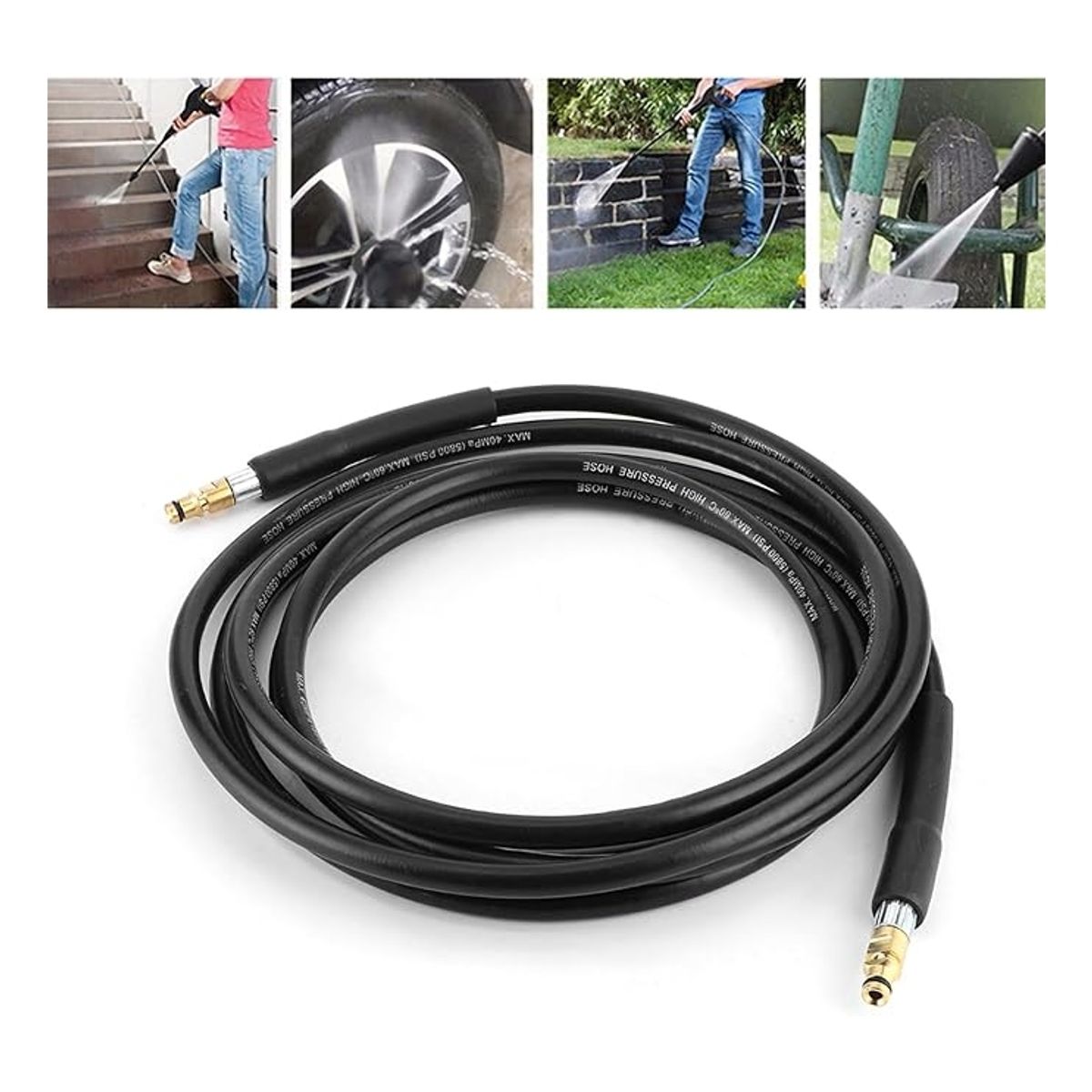 KINDA NICE - Manguera 6m Lavado Alta Presión Para Reemplazo Karcher K2-k7