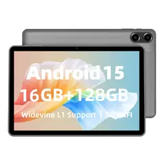 GENERICO - Tablet Android 15 16+128gb (64g Rom+64g Tf) Octa-core Wifi6 Gris