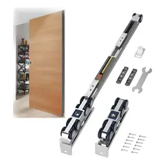 KUANGYE - Kit Riel Corredera Granero Para Colgar 1puerta Soportado 80kg