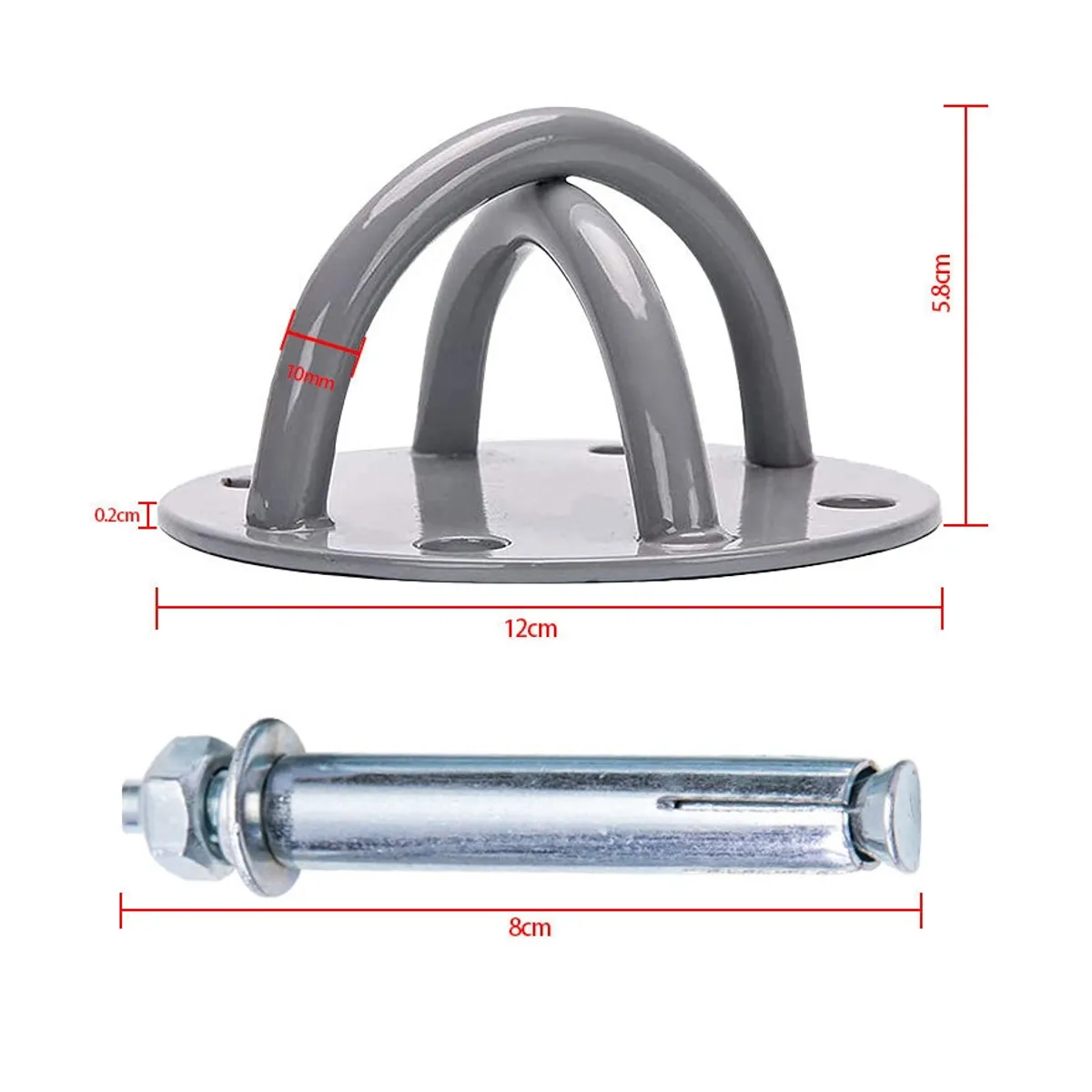 KINDA NICE - Anclaje Agarre Pared Techo Banda Suspension Bolsa Boxeo Gym
