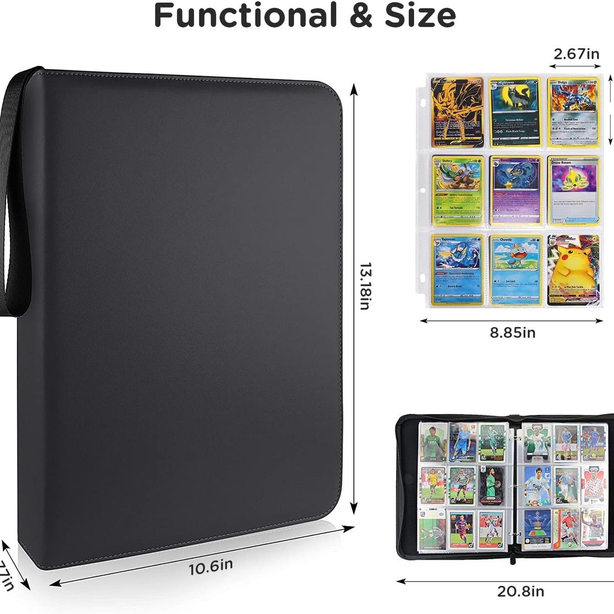 KINDA NICE - Álbumes Para Cartas 900 Ranuras Colección De Cartas