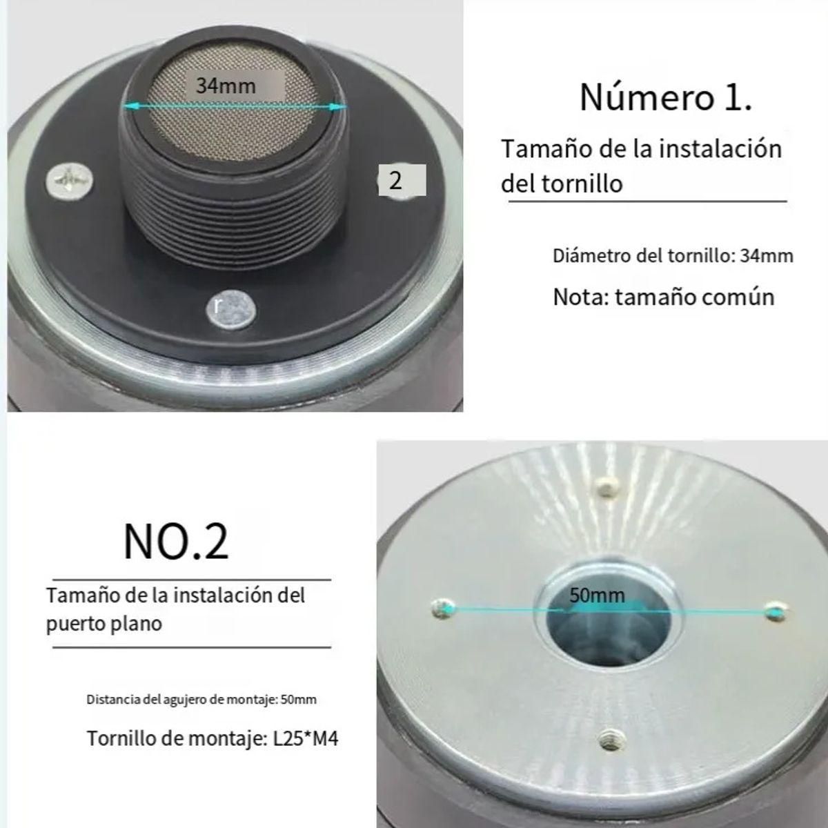 KUANGYE - Driver 200 W Para Ultra Sound Ct-2541s,agudos Claros,8 Ohms