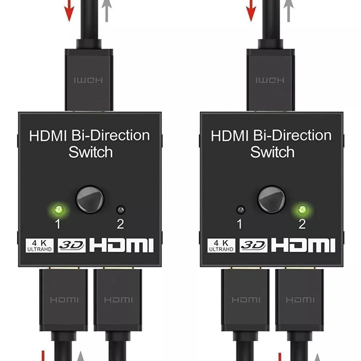 KUANGYE - Conmutador Splitter Switch Hdmi 4k Bidireccional