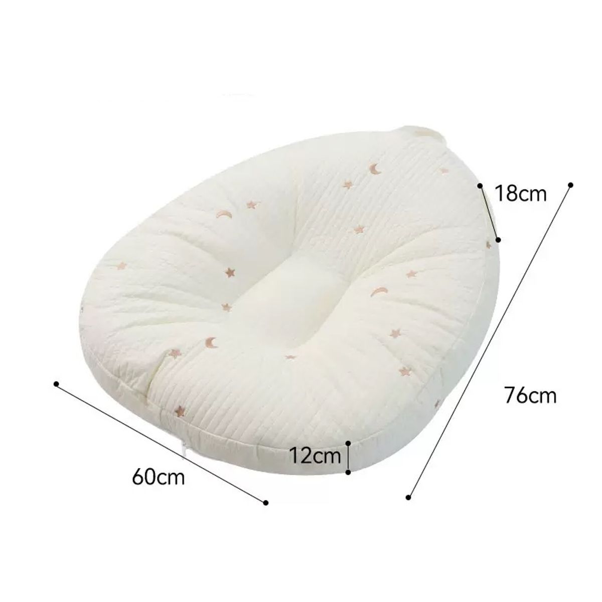 GOLDEN BABY'S - Almohada Nido Cojín Cama Grande Multifuncional