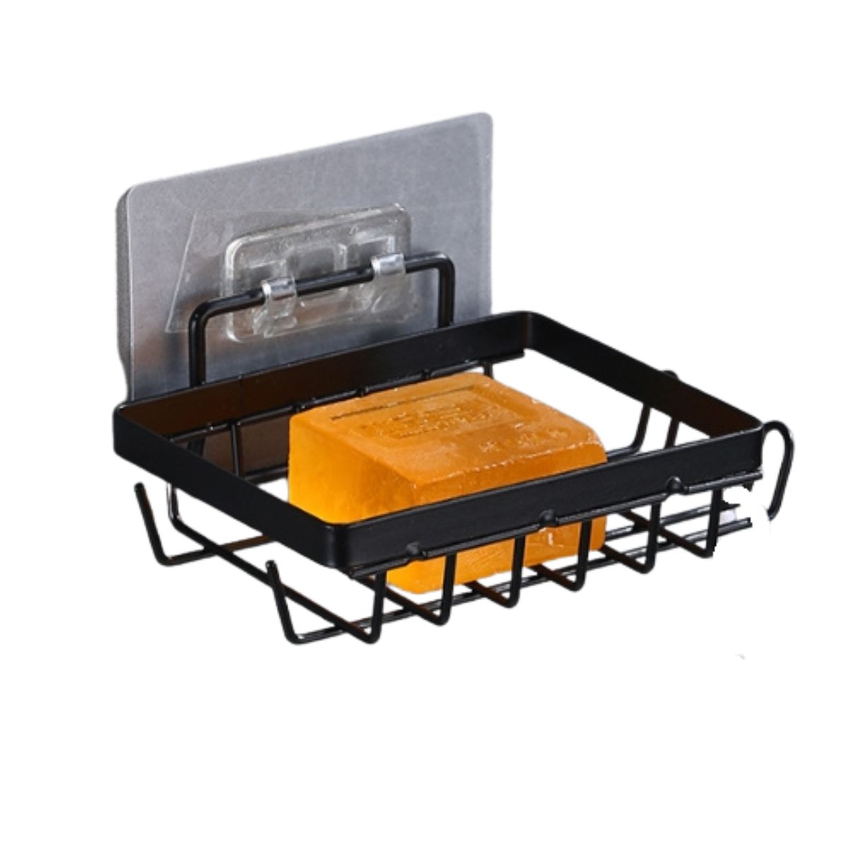 VALSUS - Jabonera de pared adhesiva de acero para baño, cocina o lavadero