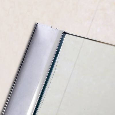 Imagen 2 del producto Mampara Fija de Baño 190×110 cm Vidrio Templado Transparente 8 mm