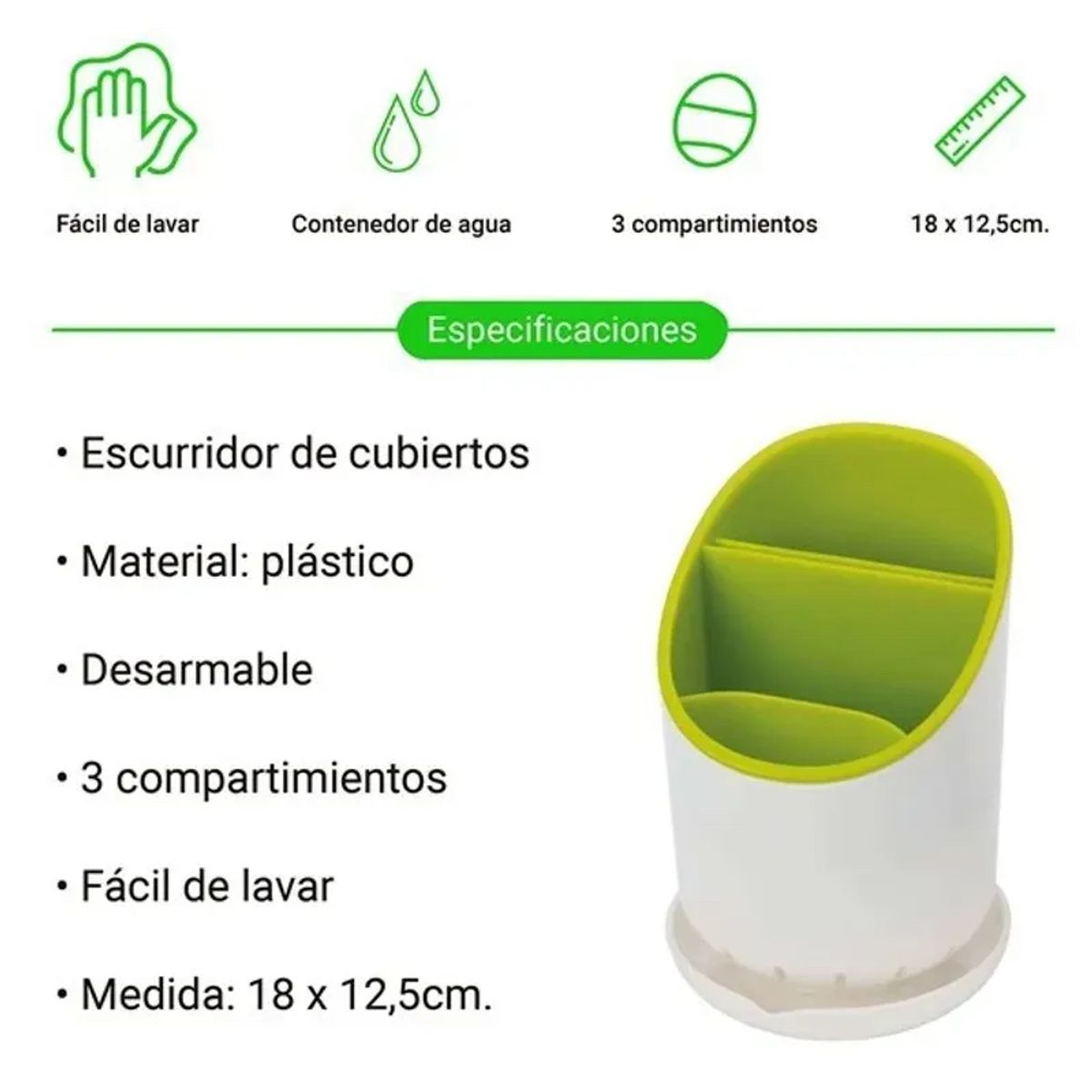 MOVI - Secador de Cubiertos Escurridor