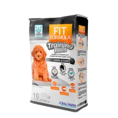 FIT FORMULA - Sabanilla De Entrenamiento para Perros Con Carbon 60x60cm 10 Un
