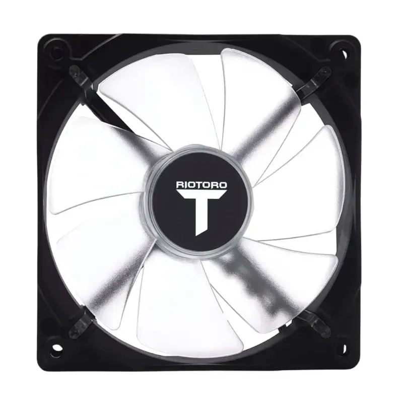 RIOTORO - Ventilador de Gabinete Riotoro FW120 LED Blanco 120mm NG