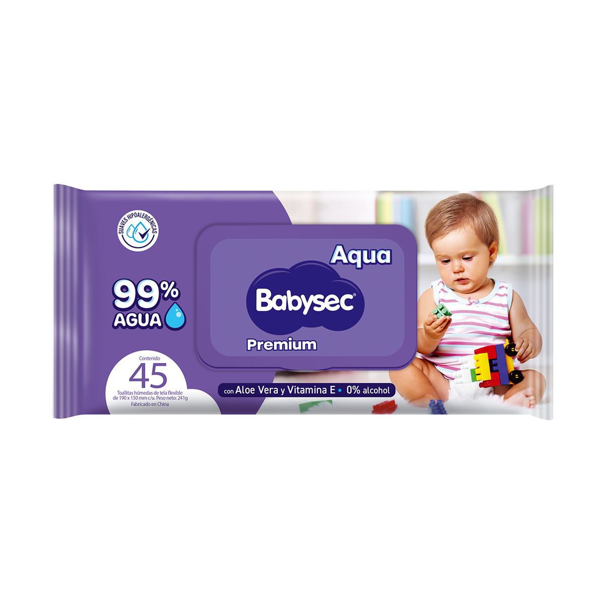 BABYSEC - Toallitas Húmedas Babysec Premium 45 un