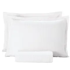 DOHLER - Colcha Piqué Döhler Blanca 2 plazas 100% Algodón HECHA EN BRASIL