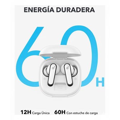 Imagen 2 del producto Audífonos P40i Adaptive Hybrid ANC Hi-Res LDAC y 60H de Batería Blanco