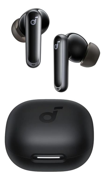 Audifonos P40i Adaptive Hybrid ANC Hi-Res LDAC y 60H de Bateria Negro