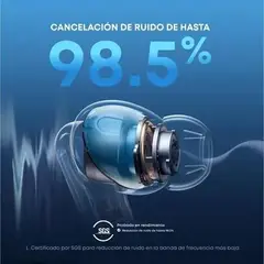 SOUNDCORE - Audífonos Liberty 4 NC con ANC Adaptativo 20 Hi-Res LDAC y 50H de Batería