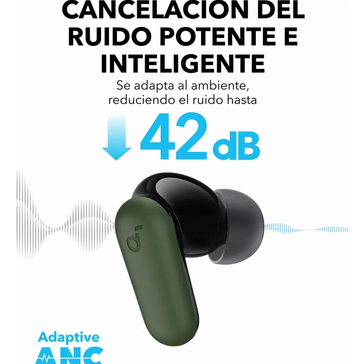 SOUNDCORE - Audífonos Soundcore P30i Bluetooth 54 Adaptive ANC y 45H de Batería