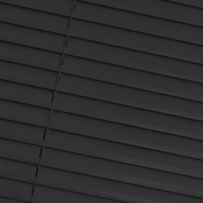 Imagen 2 del producto Persiana de aluminio Negra 130cm ancho x230cm alto Láminas 25mm