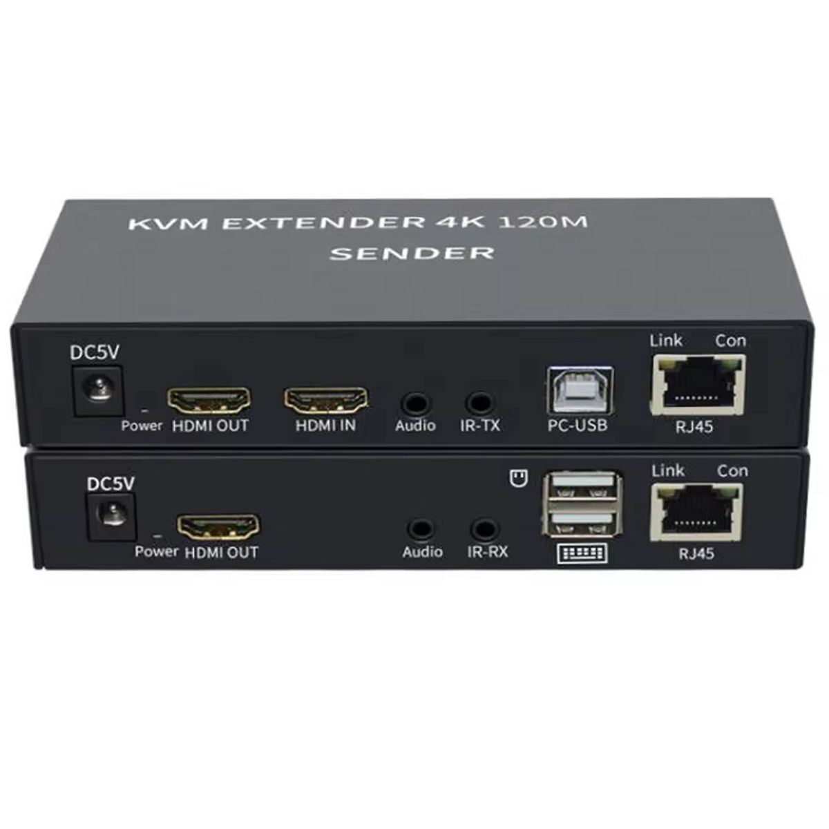 GENERICO - EXTENSOR HDMI Y USB PARA TECLADO MOUSE HASTA 120MTS