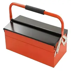 GENERICO - Caja Herramienta Articulada Metálica 55x15cm