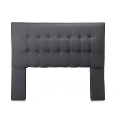 GENERICO - Respaldo 2 Plazas Lino Gris Oscuro Cp Seve