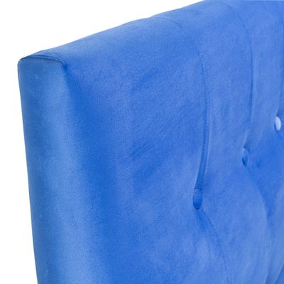 Imagen 2 del producto Respaldo King Felpa Azul Cp Seve