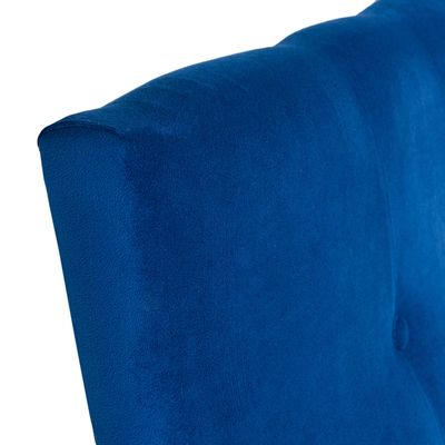 Imagen 2 del producto Respaldo King Felpa Azul Marino Cp Seve