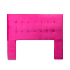 GENERICO - Respaldo King Felpa Fucsia Cp Seve
