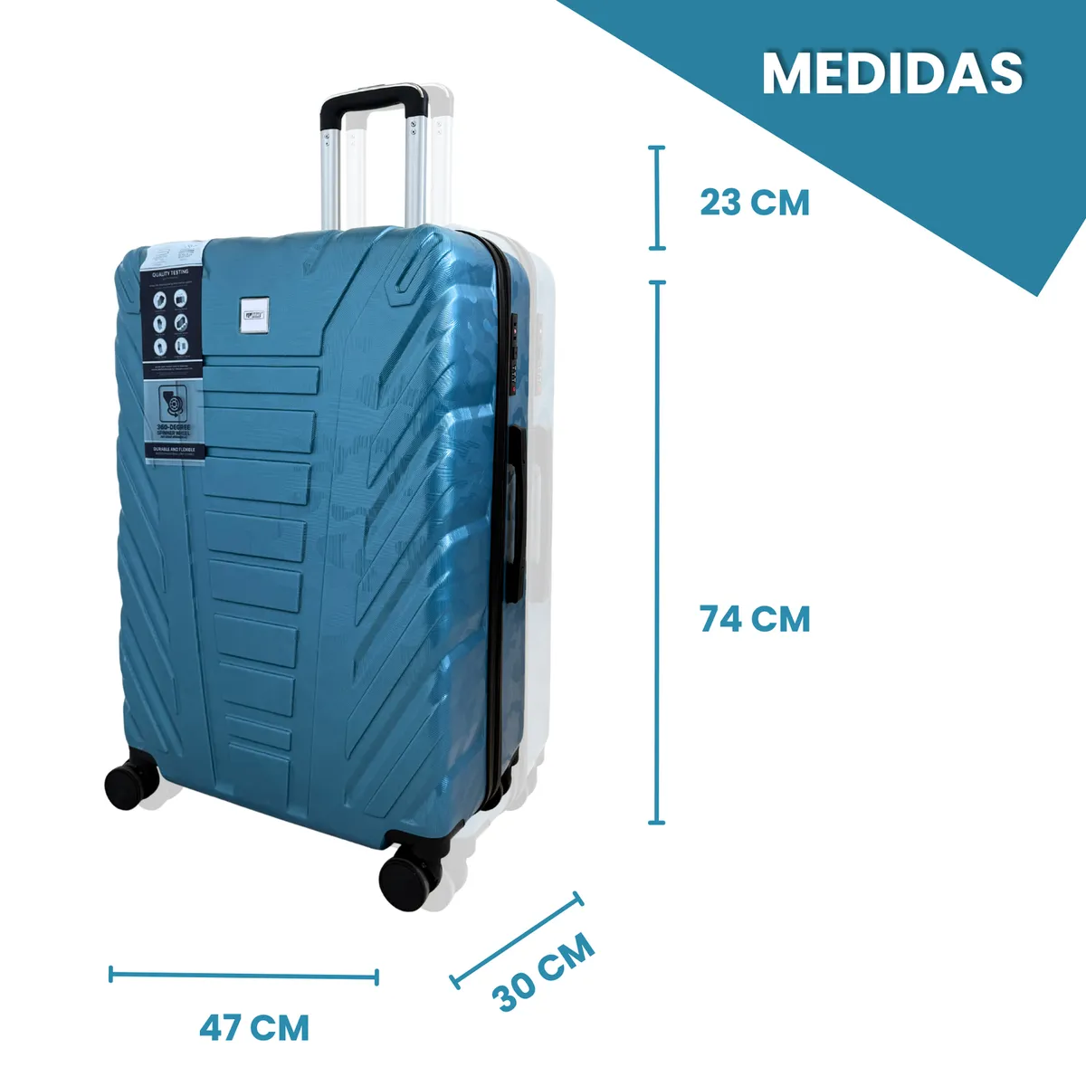 YEP S - Maleta 25kg Oficial 74 x 47 x 30 cm Yephome
