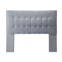 Respaldo King Felpa Gris Cp Seve