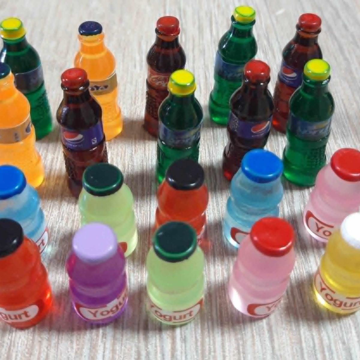 GENERICO - Pack 20 unds miniaturas de plastico 1 a 3 cm