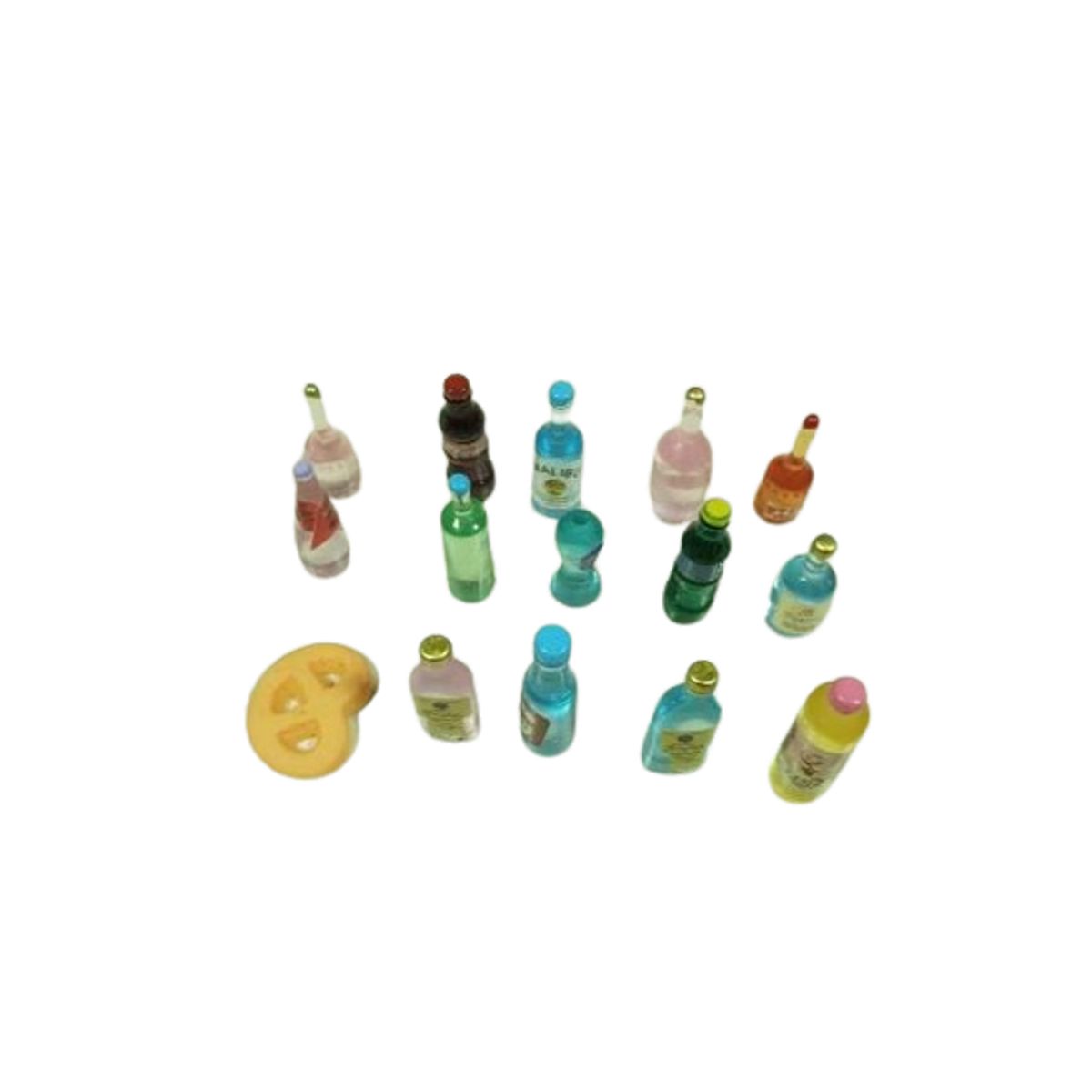 GENERICO - Pack 15 unds miniaturas de plastico 1 a 3 cm