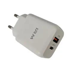 IRM - Cargador Adaptador Portátil USB Tipo C Enchufe Chile 5V 2A