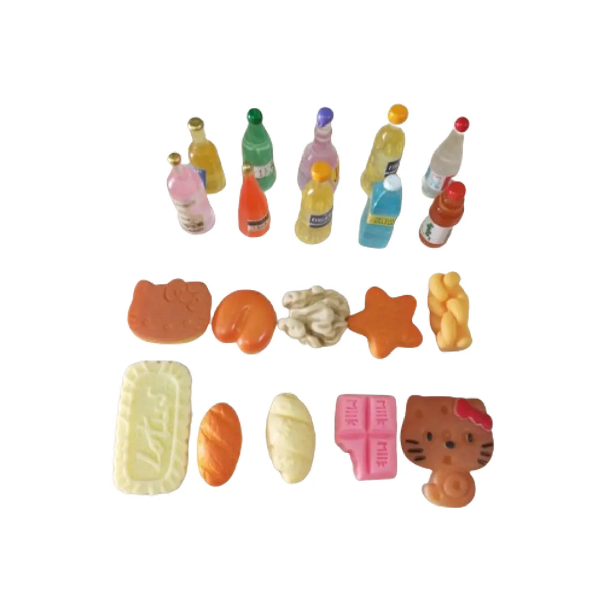 GENERICO - Pack 20 unds miniaturas de plastico 1 a 3 cm