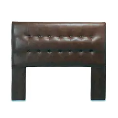 GENERICO - Respaldo King Pu Café Oscuro Cp Seve