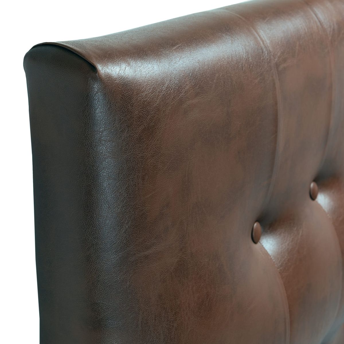 GENERICO - Respaldo King Pu Café Oscuro Cp Seve