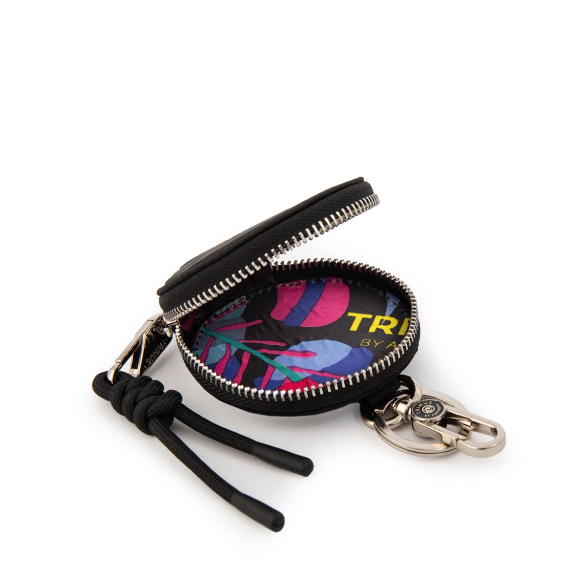 TRINUS - Llavero monedero tiara pequeña negro