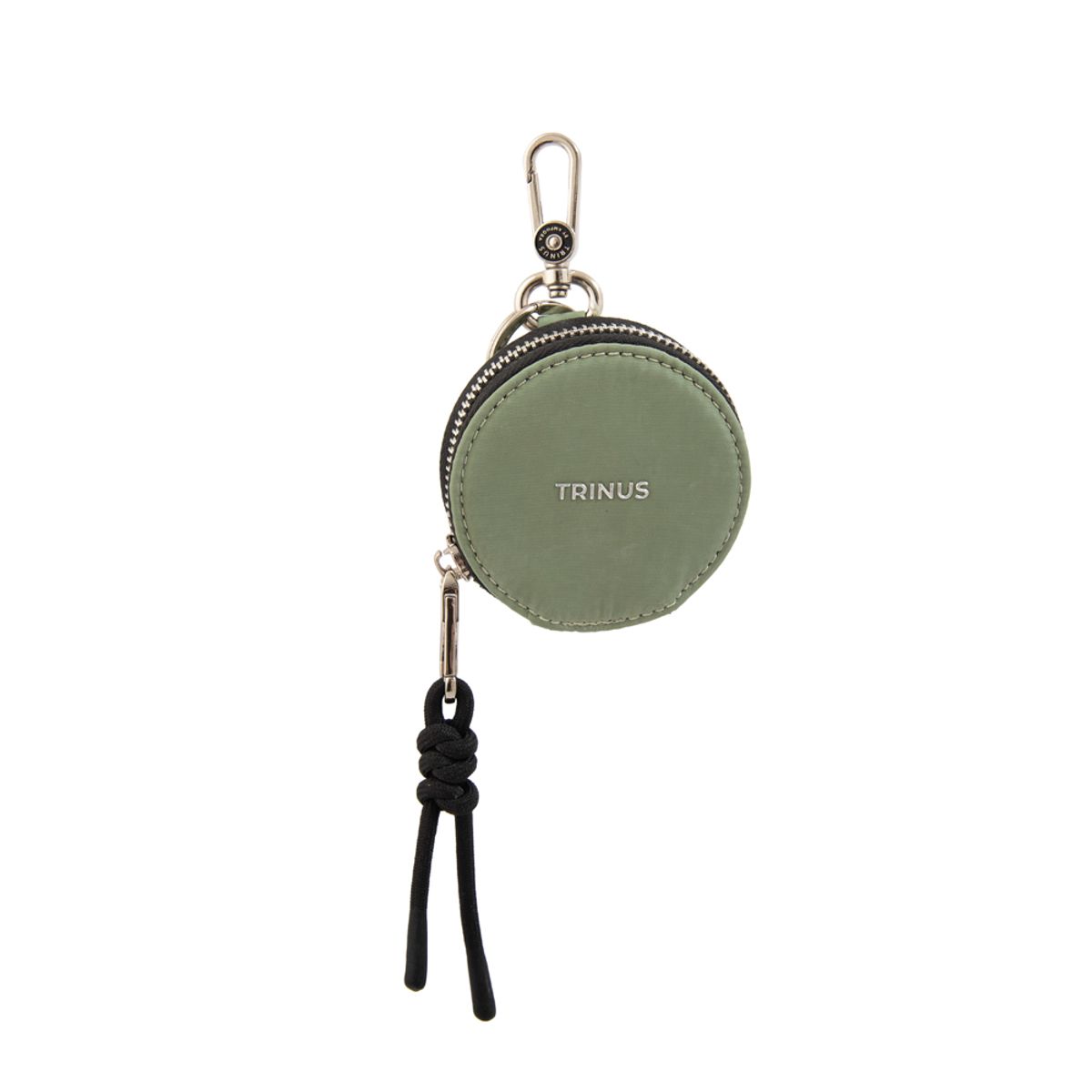 TRINUS - Llavero monedero tiara pequeña verde oliva