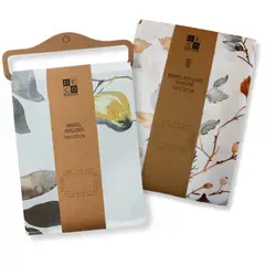 DECO EXPRESS - Set 2 Manteles Antimanchas Silvestre y Pájaros 130x180 cm